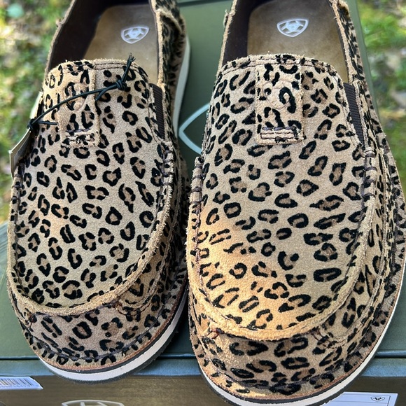 ARIAT CRUISER LIKELY LEOPARD PRINT Women’s sz 11 style #10040355 NWT - Picture 5 of 10